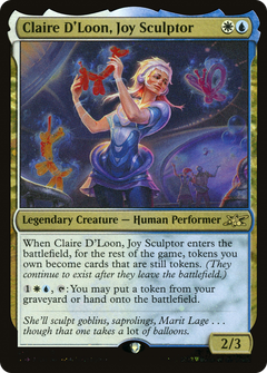Claire D'Loon, Joy Sculptor (Galaxy Foil) (451) [Unfinity] foil - Deck Out Gaming