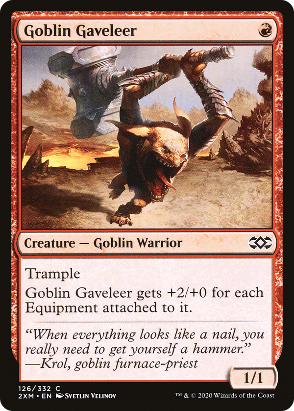 Goblin Gaveleer (126) [Double Masters] foil - Deck Out Gaming