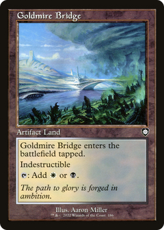 Goldmire Bridge (Retro Frame) (186) [The Brothers' War Commander] - Deck Out Gaming
