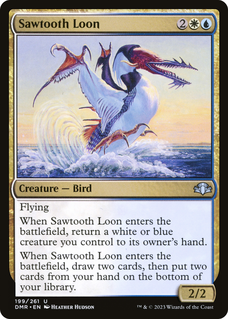 Sawtooth Loon (199) [Dominaria Remastered] - Deck Out Gaming