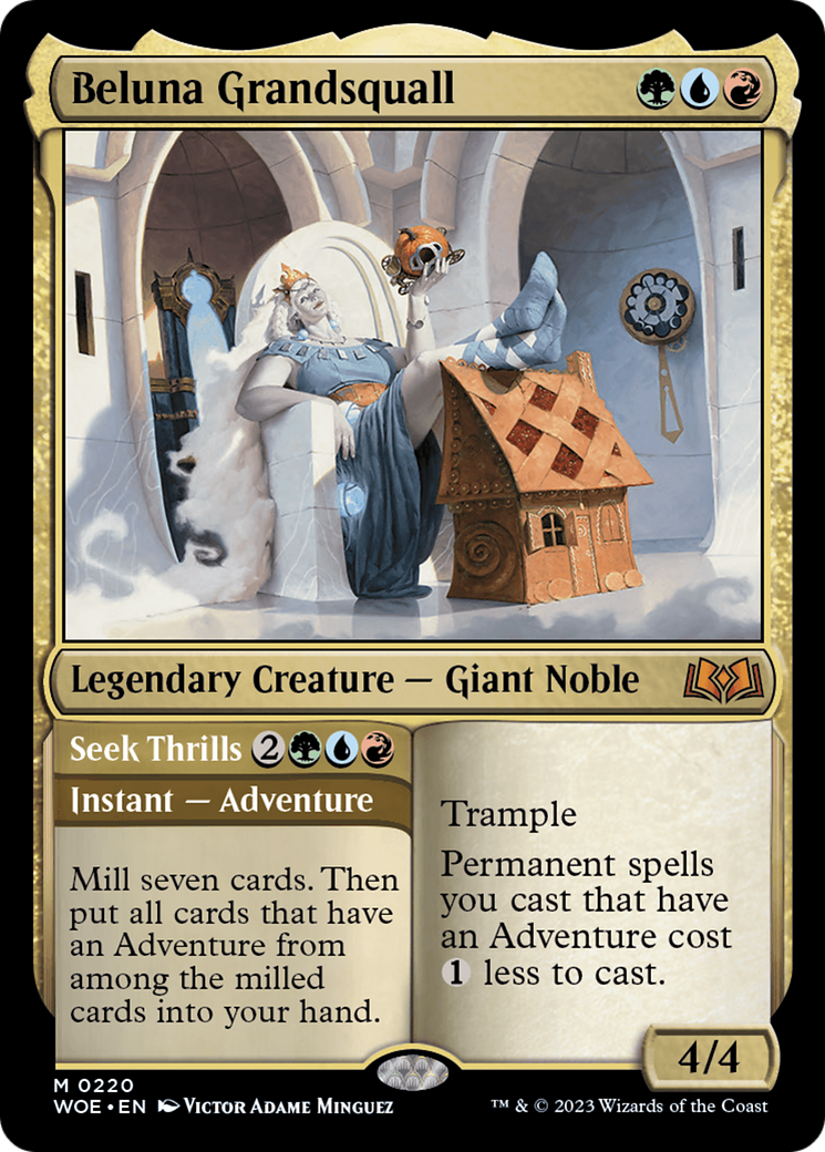 Beluna Grandsquall (220) [Wilds of Eldraine] foil - Deck Out Gaming