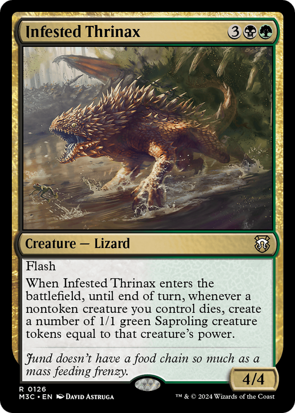 Infested Thrinax (126) [Modern Horizons 3 Commander] - Deck Out Gaming