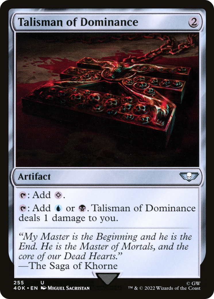 Talisman of Dominance (255) (255) [Universes Beyond: Warhammer 40,000] - Deck Out Gaming