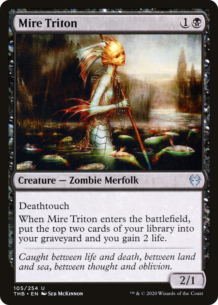 Mire Triton (105) [Theros Beyond Death] foil - Deck Out Gaming