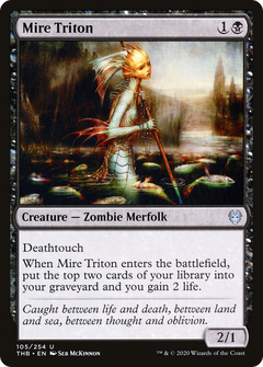 Mire Triton (105) [Theros Beyond Death] foil - Deck Out Gaming