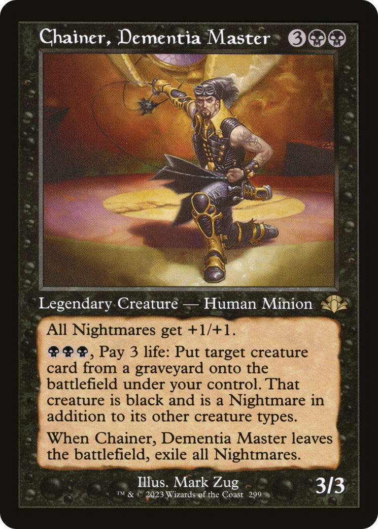 Chainer, Dementia Master (Retro Frame) (299) [Dominaria Remastered] - Deck Out Gaming