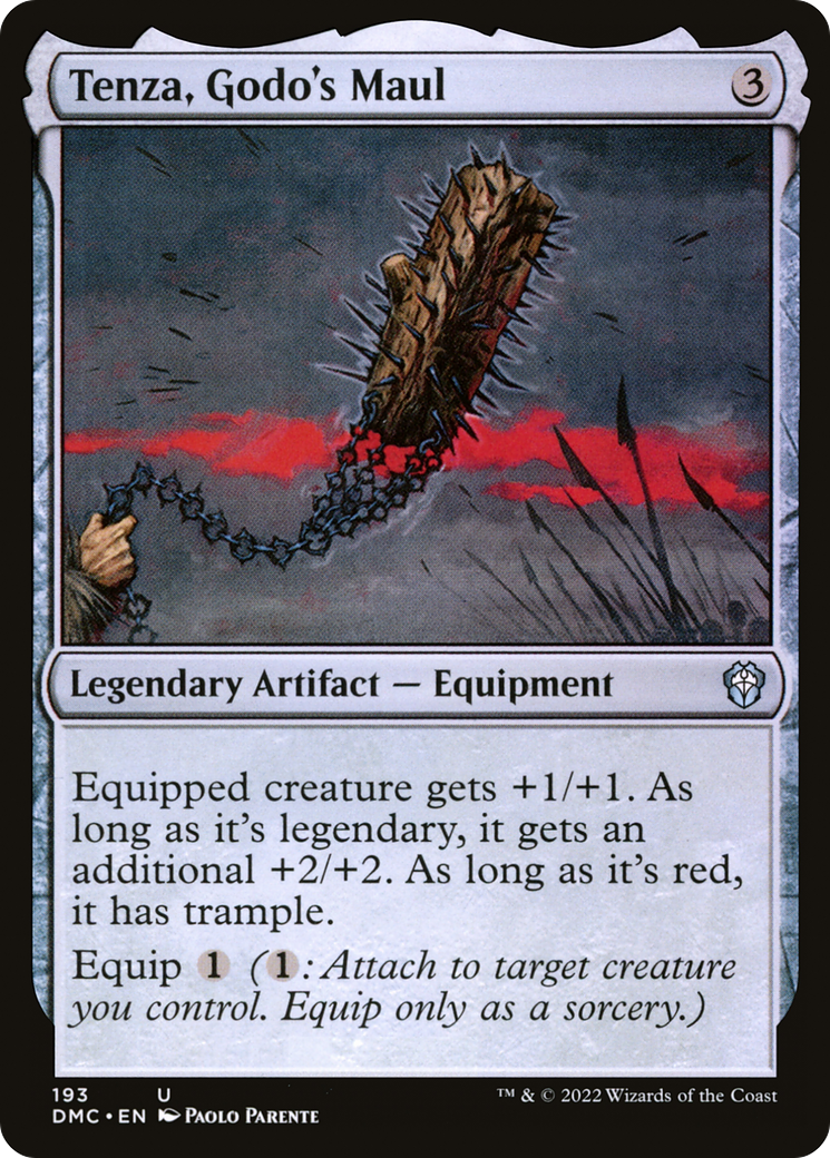 Tenza, Godo's Maul (193) [Commander: Dominaria United] - Deck Out Gaming