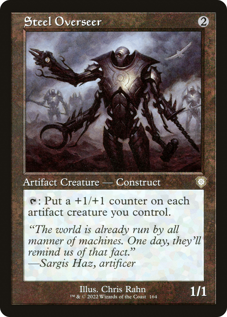 Steel Overseer (Retro Frame) (164) [The Brothers' War Commander] - Deck Out Gaming