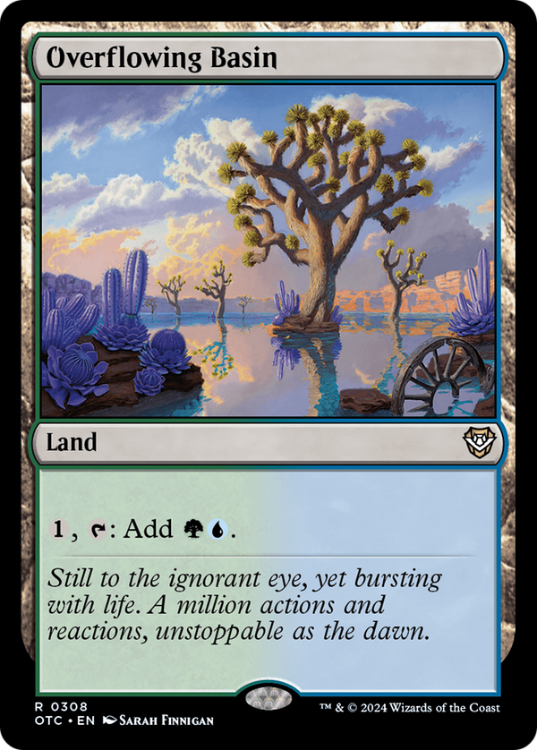 Overflowing Basin (308) [Outlaws of Thunder Junction Commander] - Deck Out Gaming