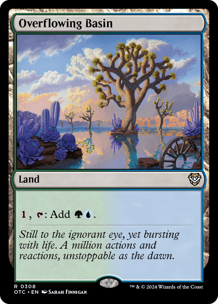 Overflowing Basin (308) [Outlaws of Thunder Junction Commander] - Deck Out Gaming
