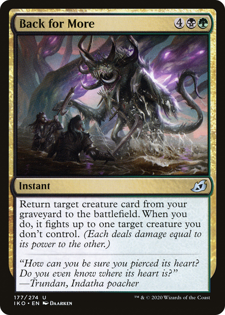 Back for More (177) [Ikoria: Lair of Behemoths] foil - Deck Out Gaming