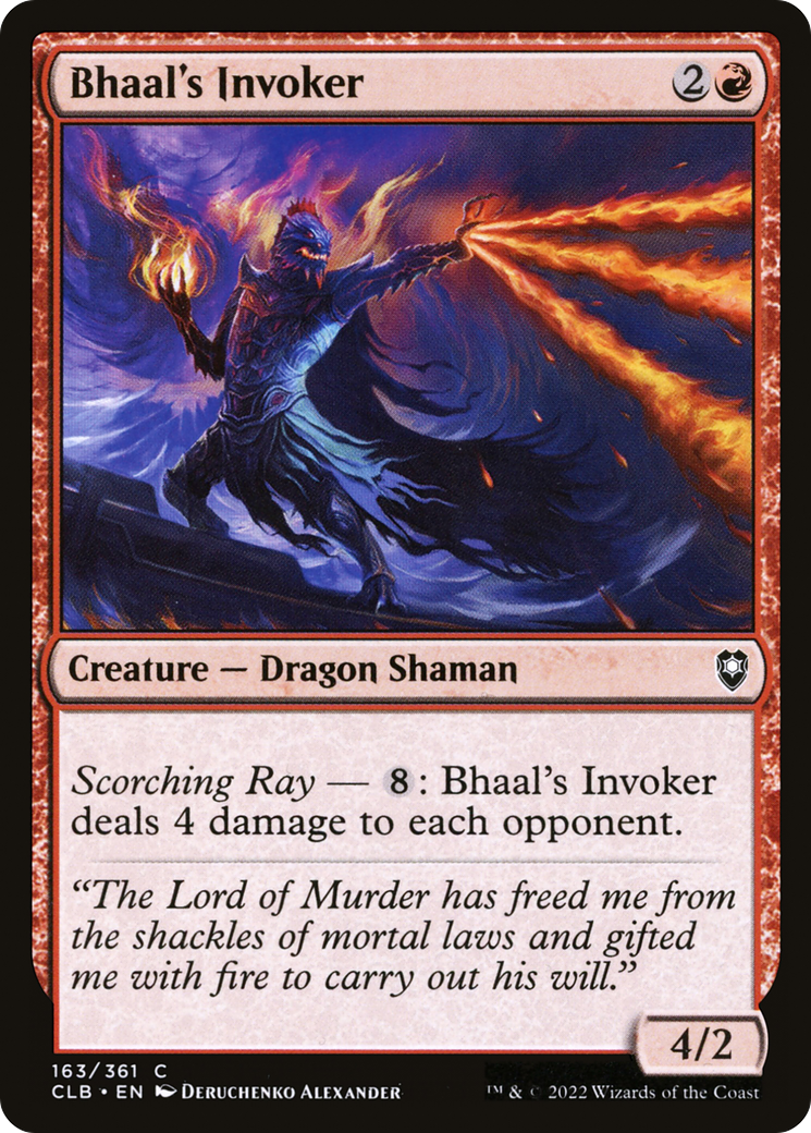 Bhaal's Invoker (163) [Commander Legends: Battle for Baldur's Gate] foil - Deck Out Gaming