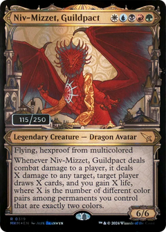 Niv-Mizzet, Guildpact (Serial Numbered) (319) [Murders at Karlov Manor] foil - Deck Out Gaming