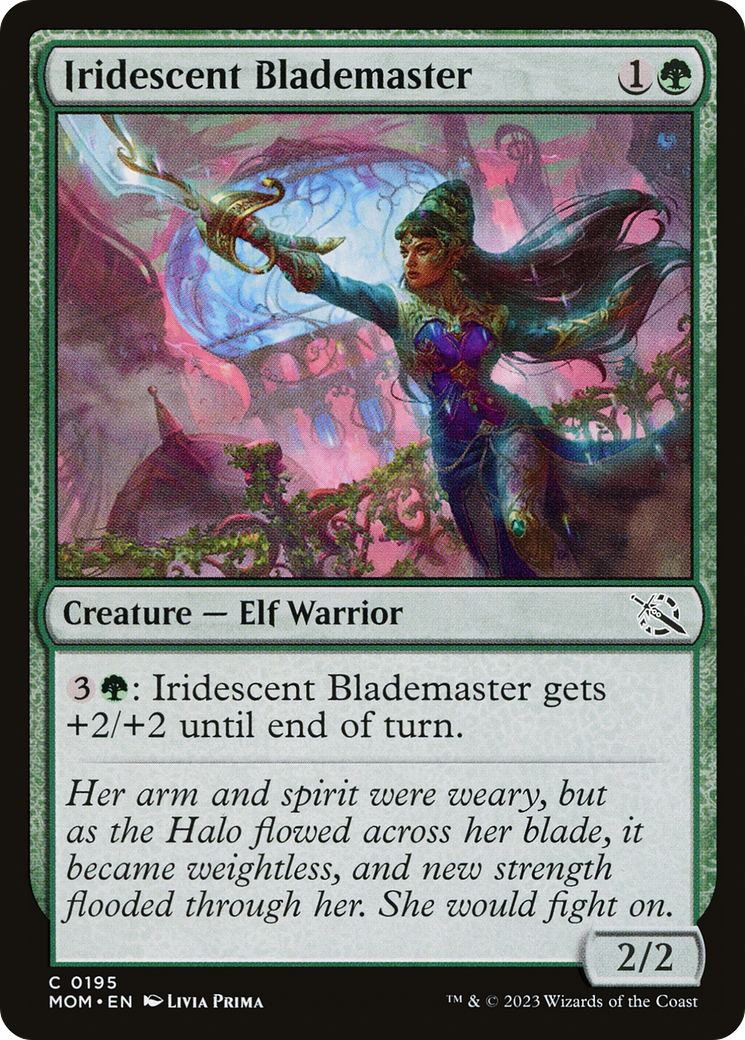 Iridescent Blademaster (195) [March of the Machine] foil - Deck Out Gaming
