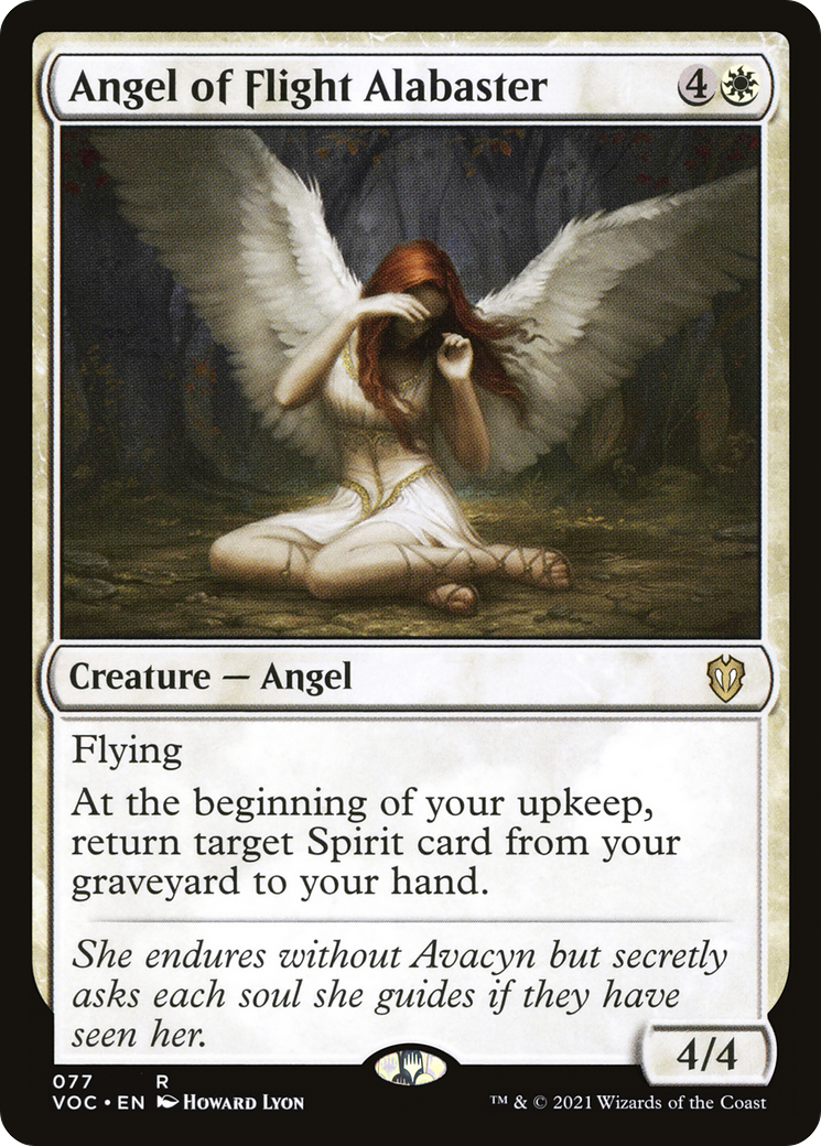Angel of Flight Alabaster (77) [Commander: Innistrad: Crimson Vow] - Deck Out Gaming