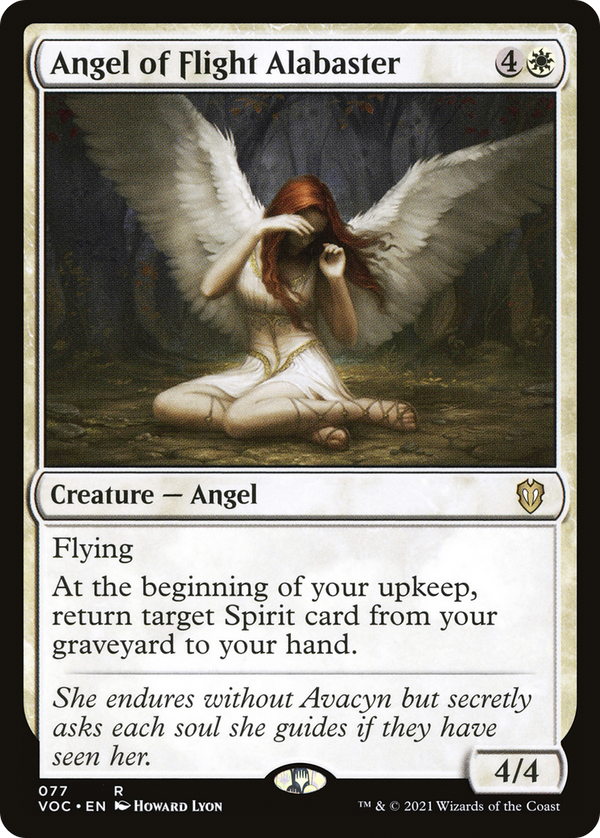 Angel of Flight Alabaster (77) [Commander: Innistrad: Crimson Vow] - Deck Out Gaming