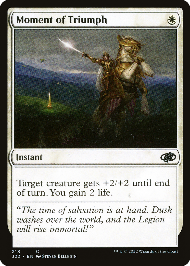 Moment of Triumph (218) [Jumpstart 2022] - Deck Out Gaming