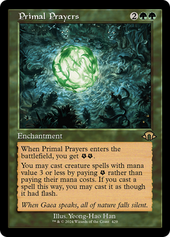 Primal Prayers (Retro Frame) (429) [Modern Horizons 3] - Deck Out Gaming