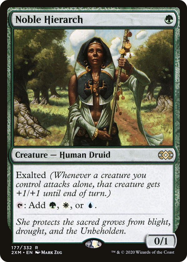 Noble Hierarch (177) [Double Masters] foil - Deck Out Gaming