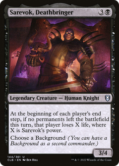 Sarevok, Deathbringer (144) [Commander Legends: Battle for Baldur's Gate] - Deck Out Gaming