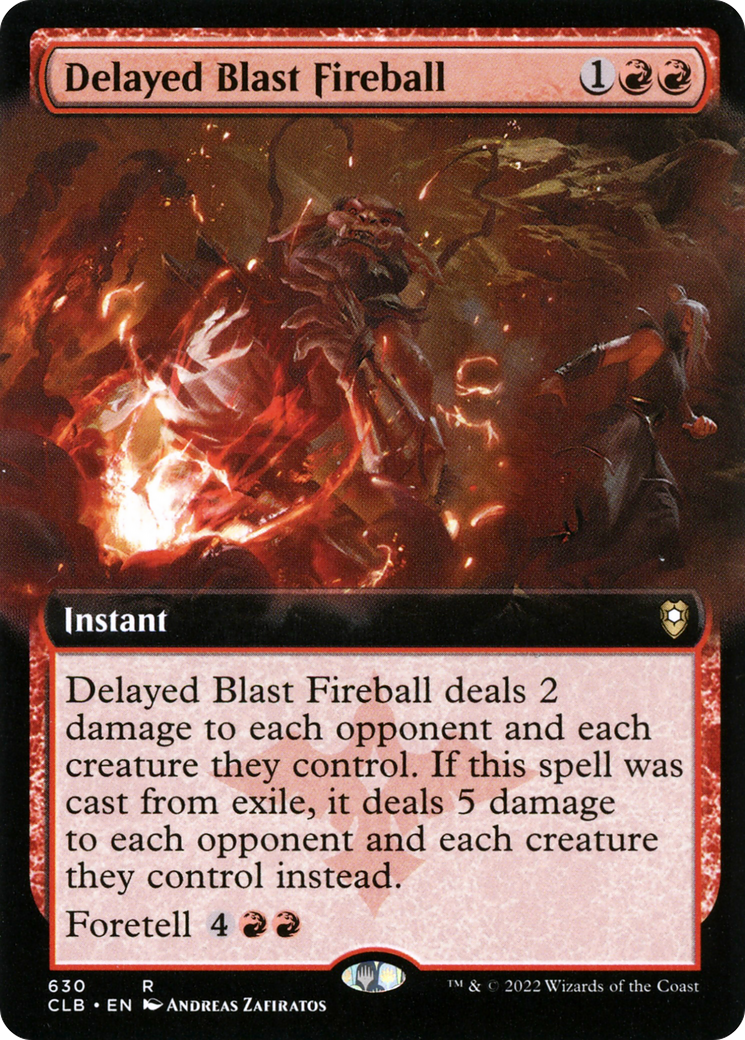 Delayed Blast Fireball (Extended Art) (630) [Commander Legends: Battle for Baldur's Gate] - Deck Out Gaming