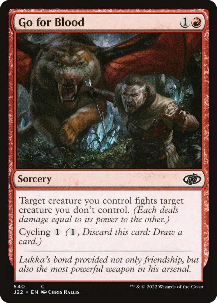 Go for Blood (540) [Jumpstart 2022] - Deck Out Gaming