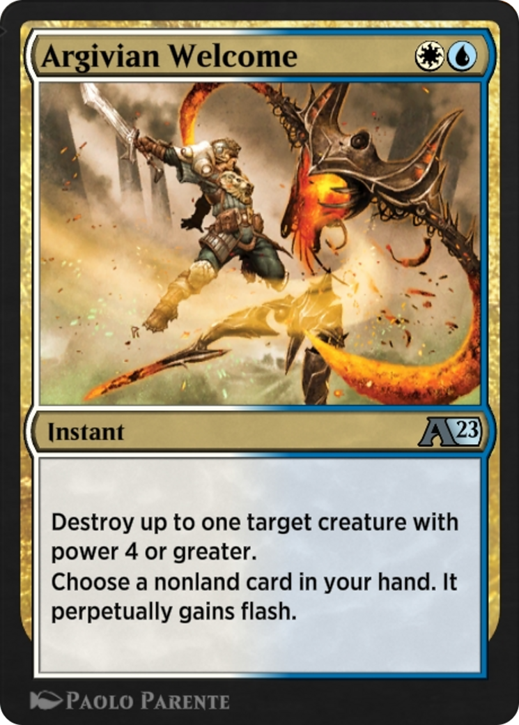 Argivian Welcome (16) [Alchemy: The Brothers' War] - Deck Out Gaming