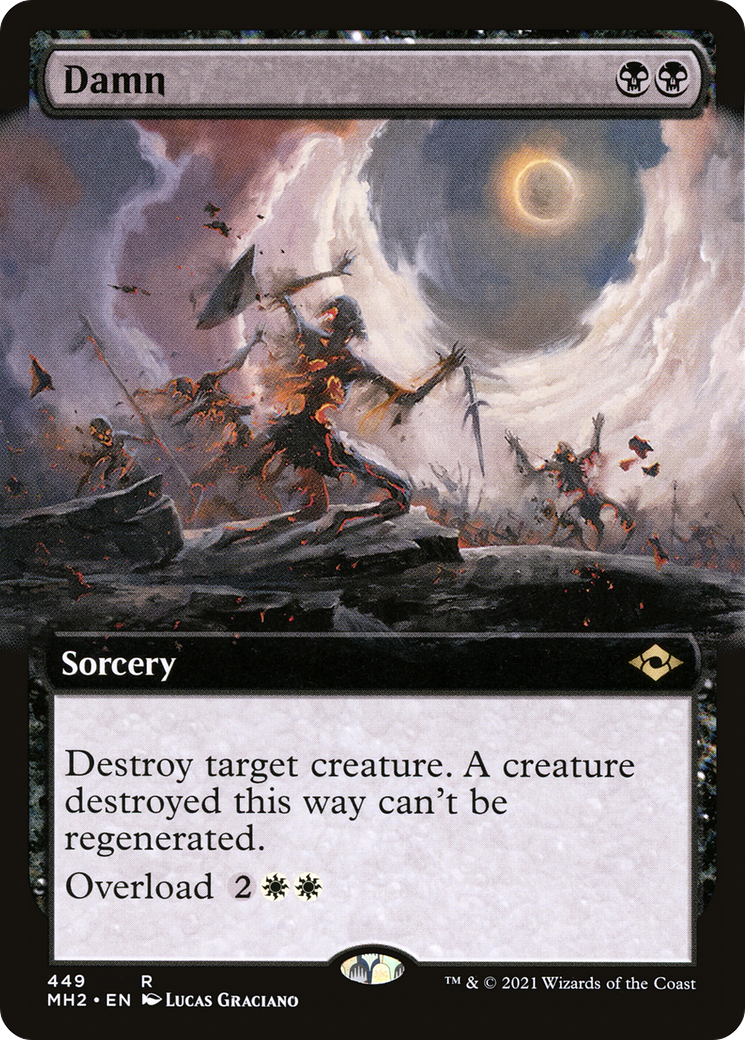 Damn (Extended Art) (449) [Modern Horizons 2] foil - Deck Out Gaming