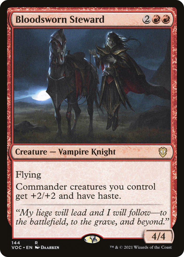 Bloodsworn Steward (144) [Commander: Innistrad: Crimson Vow] - Deck Out Gaming