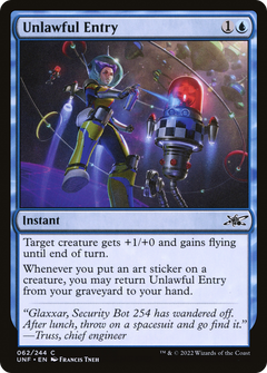 Unlawful Entry (62) [Unfinity] - Deck Out Gaming