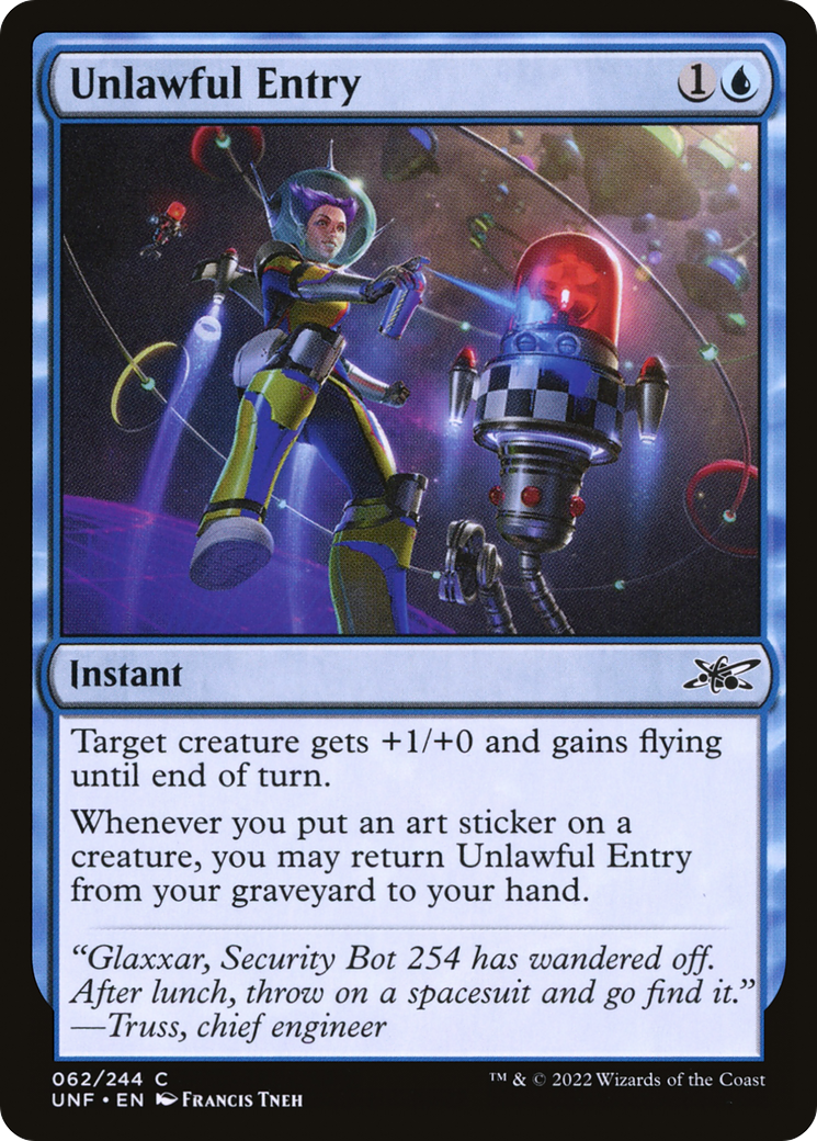 Unlawful Entry (62) [Unfinity] foil - Deck Out Gaming