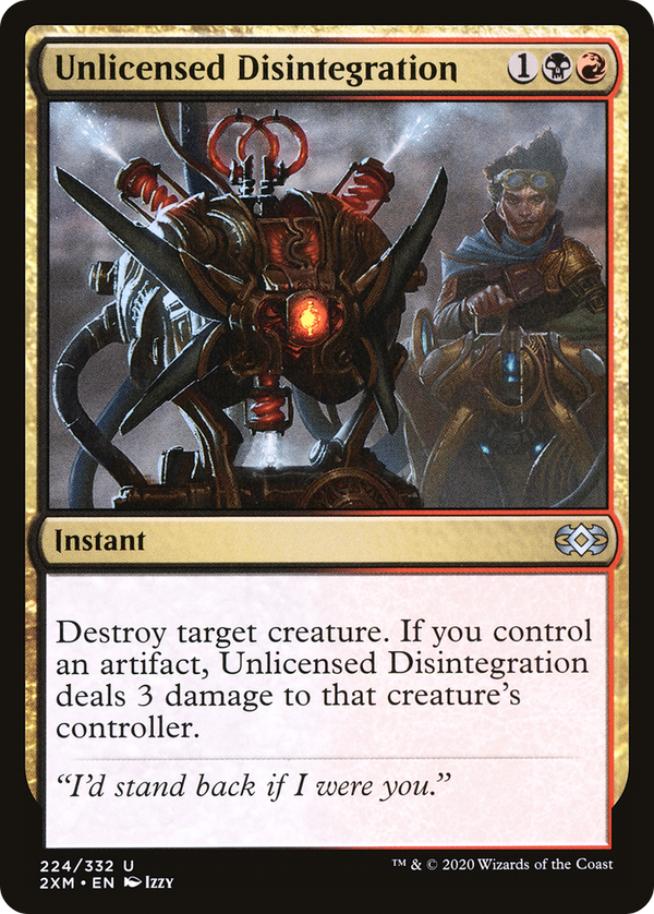 Unlicensed Disintegration (224) [Double Masters] - Deck Out Gaming