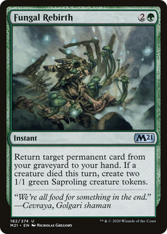Fungal Rebirth (182) [Core Set 2021] foil - Deck Out Gaming