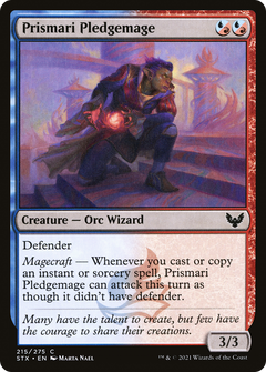 Prismari Pledgemage (215) [Strixhaven: School of Mages] foil - Deck Out Gaming