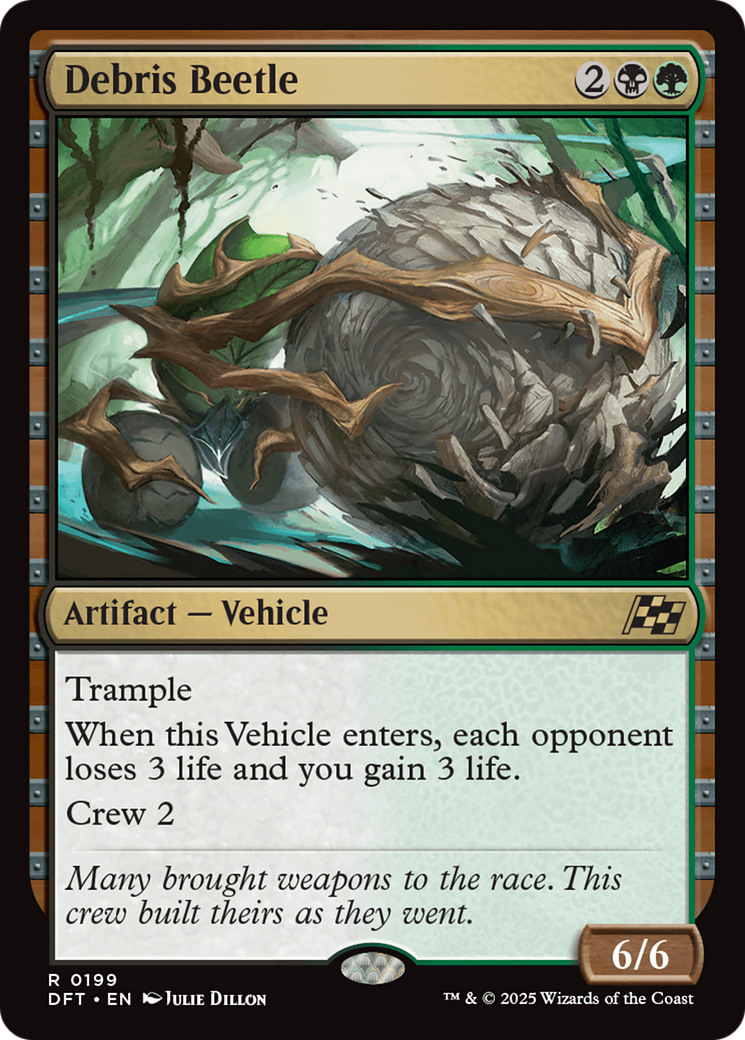 Debris Beetle (199) [Aetherdrift] foil - Deck Out Gaming