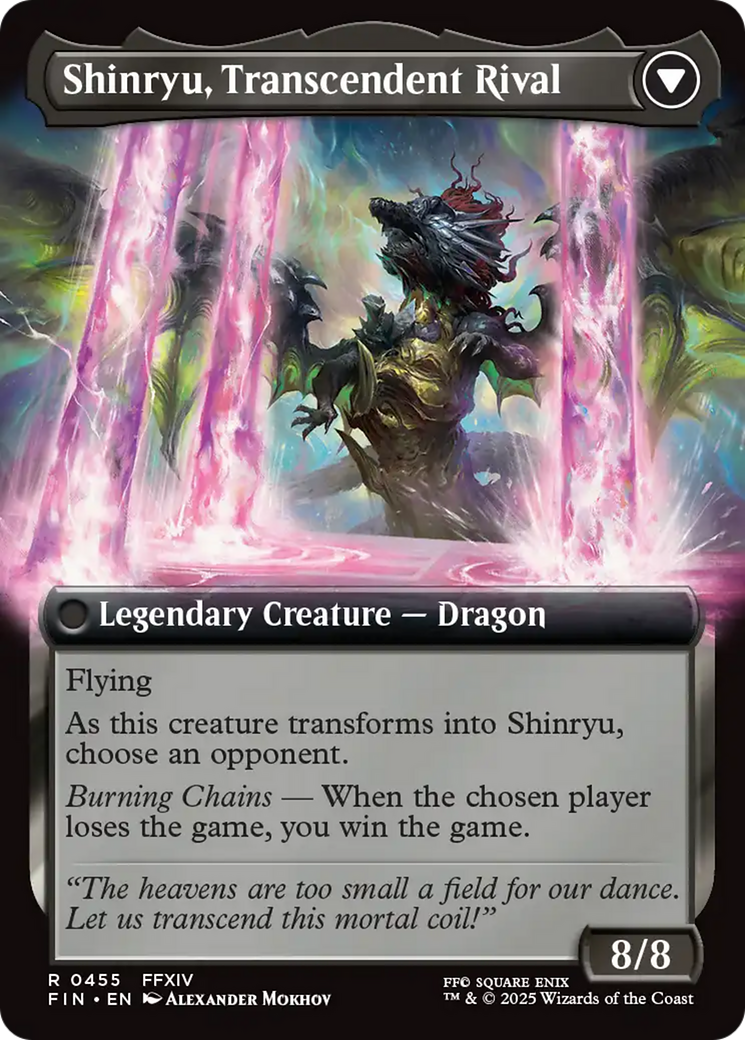 Zenos yae Galvus // Shinryu, Transcendent Rival (455) [FINAL FANTASY] foil - Deck Out Gaming