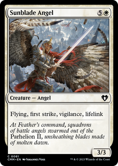 Sunblade Angel (61) [Commander Masters] foil - Deck Out Gaming