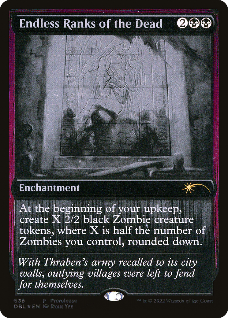 Endless Ranks of the Dead (535) [Prerelease Cards] foil - Deck Out Gaming