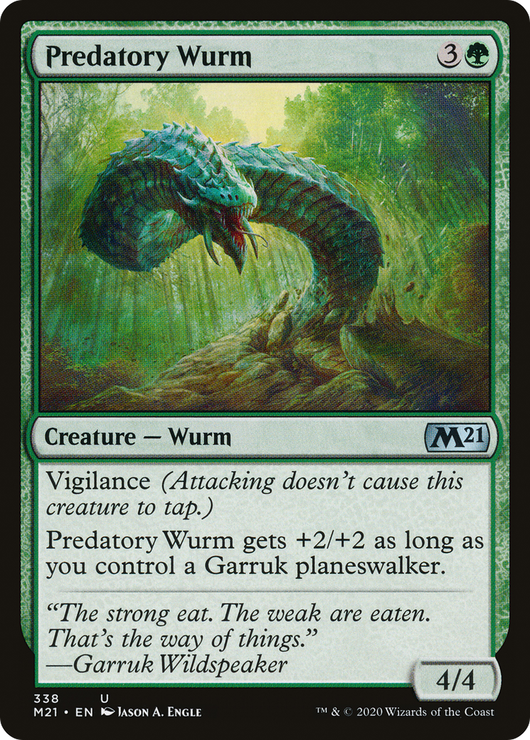 Predatory Wurm (338) [Core Set 2021] - Deck Out Gaming