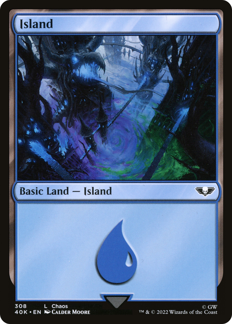 Island (308) (308) [Universes Beyond: Warhammer 40,000] - Deck Out Gaming