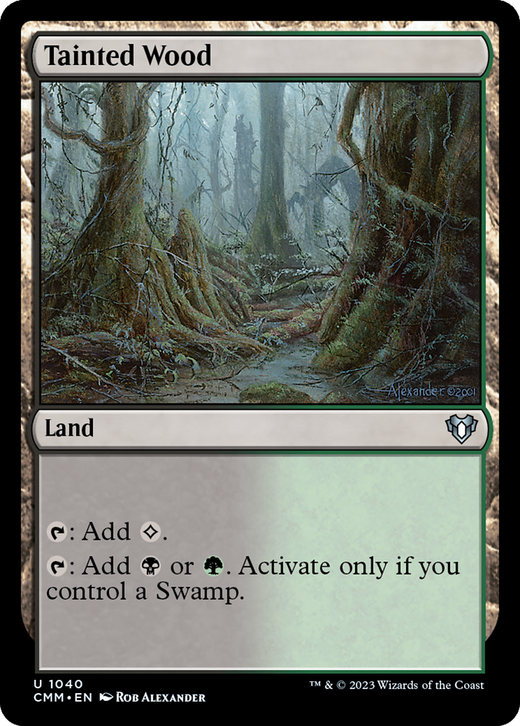 Tainted Wood (1040) [Commander Masters] - Deck Out Gaming