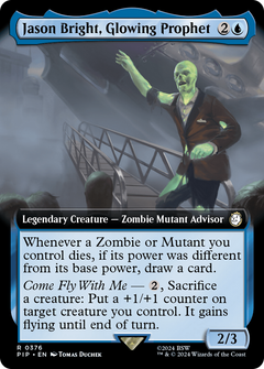 Jason Bright, Glowing Prophet (Extended Art) (376) [Fallout] foil - Deck Out Gaming