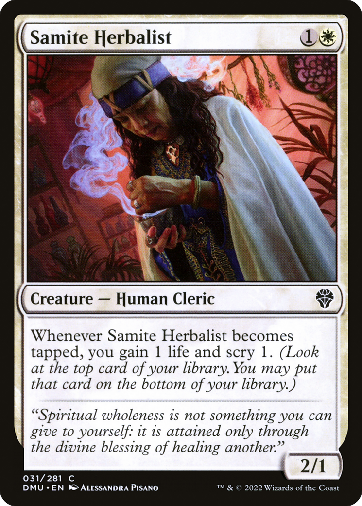 Samite Herbalist (31) [Dominaria United] - Deck Out Gaming