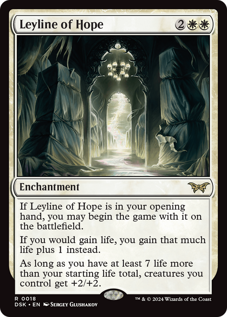 Leyline of Hope (18) [Duskmourn: House of Horror] foil - Deck Out Gaming