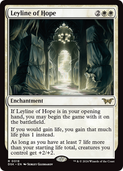 Leyline of Hope (18) [Duskmourn: House of Horror] foil - Deck Out Gaming