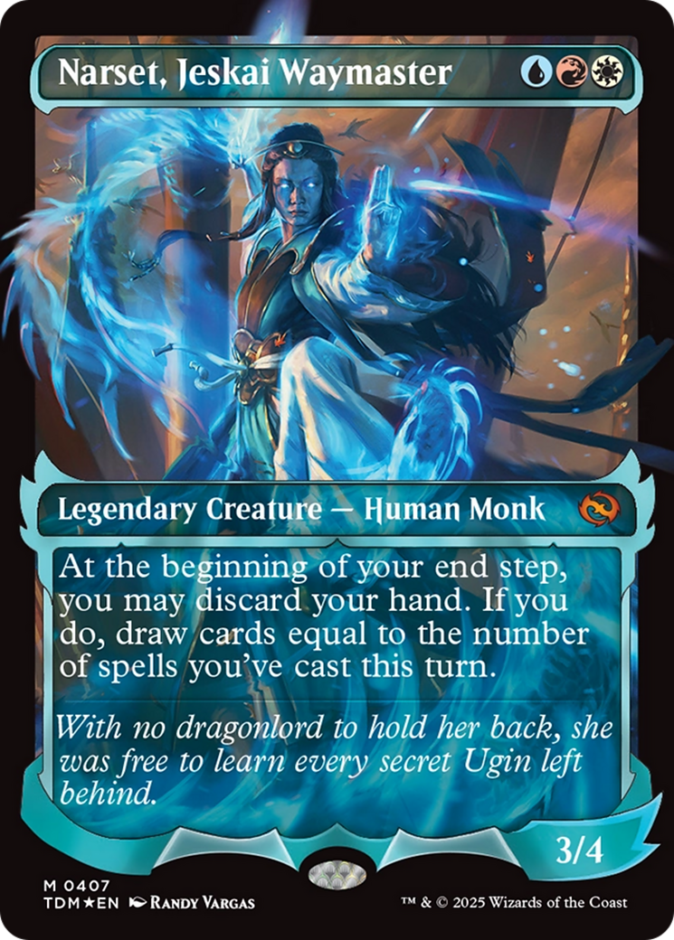 Narset, Jeskai Waymaster (407) [Tarkir: Dragonstorm] foil - Deck Out Gaming