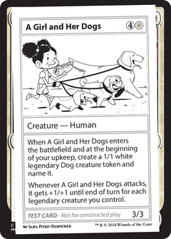 A Girl and Her Dogs () [Mystery Booster 2] - Deck Out Gaming