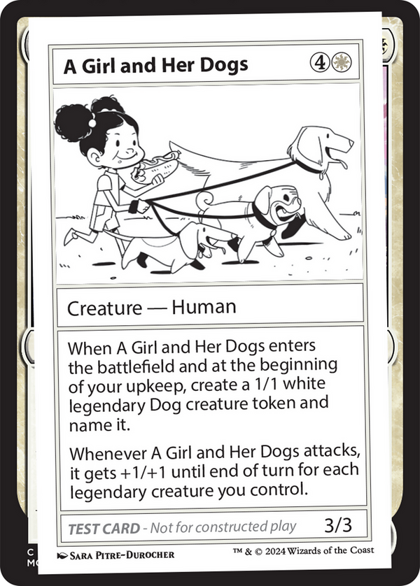 A Girl and Her Dogs () [Mystery Booster 2] - Deck Out Gaming