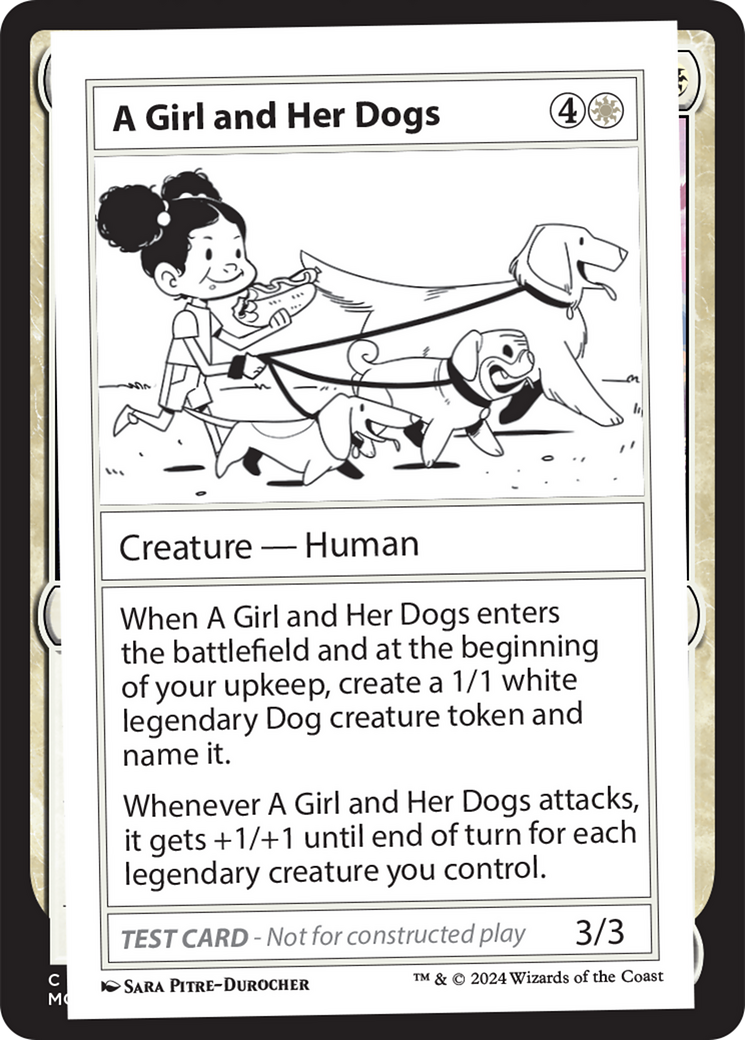 A Girl and Her Dogs () [Mystery Booster 2] - Deck Out Gaming