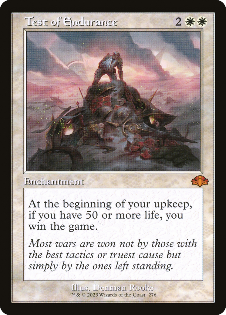 Test of Endurance (Retro Frame) (276) [Dominaria Remastered] - Deck Out Gaming